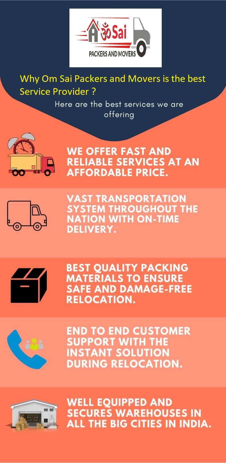Why Om Sai Packers and Movers Surat is the Best